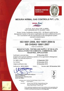 Cavagna Group S.p.A. | ISO 9001, ISO 14001 and OHSAS 18001 Certifications for Mesura Nirmal
